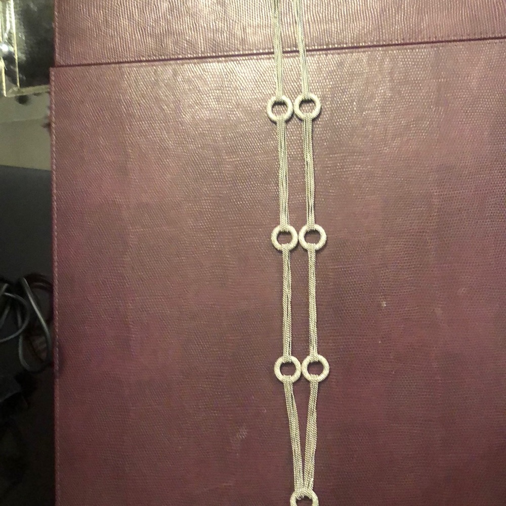 Silver Statement Necklace - image 6